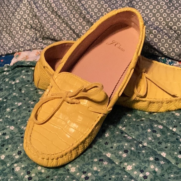 J.Crew Bright Yellow driving loafer - Picture 3 of 6